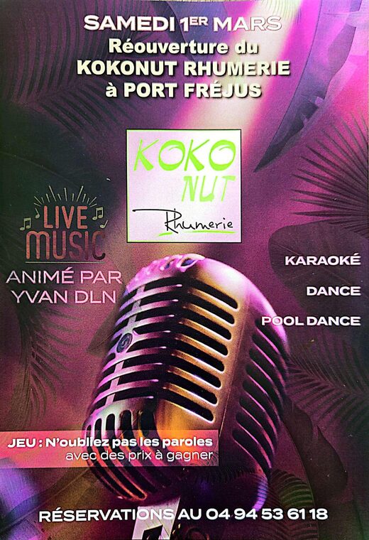 Kokonut&#x20;Rhumerie&#x20;&#x3A;&#x20;La&#x20;r&#x00E9;ouverture&#x20;tant&#x20;attendue&#x20;le&#x20;1er&#x20;mars&#x20;&#x00E0;&#x20;Port&#x20;Fr&#x00E9;jus&#x20;&#x21;